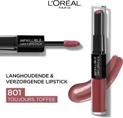 L’Oréal Paris Lippenstift Infaillible 24H - 801 Toujours Toffee 5 Ml 15 L’Oréal Paris Lippenstift Infaillible 24H - 801 Toujours Toffee 5 Ml -Cosmetic Verkoop 1200x1157 6