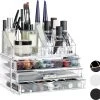 Relaxdays Make-up Organizer Klein - Stapelbaar - Sieradendoosje - Cosmetica - Opbergbox - Doorzichtig -Cosmetic Verkoop 1200x1161 10