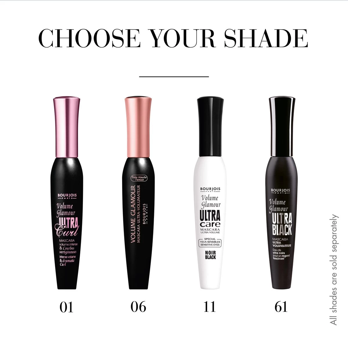 Bourjois Volume Glamour Mascara - 61 Ultra Black 9 Bourjois Volume Glamour Mascara - 61 Ultra Black - Afbeelding 7