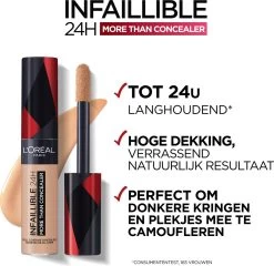 L'Oréal Paris - Infaillible More Than Concealer - 328.5 Crème Brûlée -Langhoudende Concealer Met Een Hoge Dekking - 11ml -Cosmetic Verkoop 1200x1164 3