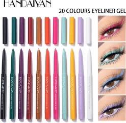 HANDAIYAN Sneldrogend Waterdicht En Niet Gemakkelijk Uit Te Vegen Kleur Eyeliner 20 Kleuren 10 HANDAIYAN Sneldrogend Waterdicht En Niet Gemakkelijk Uit Te Vegen Kleur Eyeliner 20 Kleuren -Cosmetic Verkoop 1200x1173 27