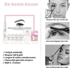 Mimlo Professionele Wimper & Wenkbrauw Lifting Set - Lash Lift Kit - Wimperlifting Set - Browlift - Permanente Wimper Kruller - Lash & Brow Lift Kit -Cosmetic Verkoop 1200x1176 9