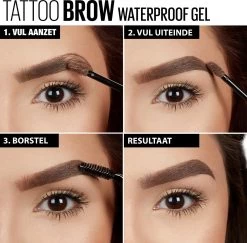 Maybelline Tattoo Brow Waterproof Wenkbrauwgel - 04 Medium Brown -Cosmetic Verkoop 1200x1182 13