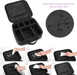 Cosmetica Koffer - Make-up Koffer Met Verstelbare Vakken - Visagie En Nagelstyliste Beauty Koffer - 26x23x9CM -Cosmetic Verkoop 1200x1182 15