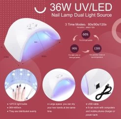 Gellak Starterspakket - 40 Kleuren - Basecoat - Topcoat - Gellak - Gellakset - Nagelset - Gelnagels - Nagellak - Gelnagel Kit - UV Lamp 36W - LED - Manicure Set - 40 Kleuren Gel Polish - Nail Art - Nagellamp - Nageldroger -Cosmetic Verkoop 1200x1184 3