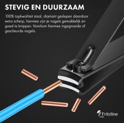 Fritzline© Manicureset 7 Delig - Nagelset Incl. Nagelvijl & Nagelknipper - Nagel Verzorging - Zwart -Cosmetic Verkoop 1200x1185 3