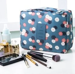 Merkloos Reis Toilet Bag Make Up Organizer - Toillettas - Cosmetica Etui - Travel Organizer - Reisartikelen - Reizen Accessoires -Cosmetic Verkoop 1200x1186 11