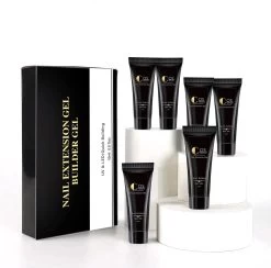 COSCELIA Extenstion Kit | Polygel Nagels | Gelnagels | Nepnagels | Gellak Set | UV Gel | Nail Art Pakket | Buildergel | Starterset | Makkelijk En Snelle Set -Cosmetic Verkoop 1200x1186 2