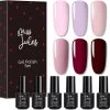Miss Jules - 6-Delige Gellak Starterspakket - Nagellak - Kleur Rood & Roze - Glanzend & Dekkend Resultaat -Cosmetic Verkoop 1200x1188