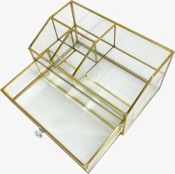 Make Up Organizer Stella | Goud| Cosmetica Organizer|sieraden Organizer | Make Up Organizer | Beautybox | Vitrine Boxje | Glazen Box |Makeup Organizer |Beauty Organizer | Makeupbox |Organizer | Storage Box |Make-uporganizer| Opbergdoos | Sieradendoos -Cosmetic Verkoop 1200x1193 12