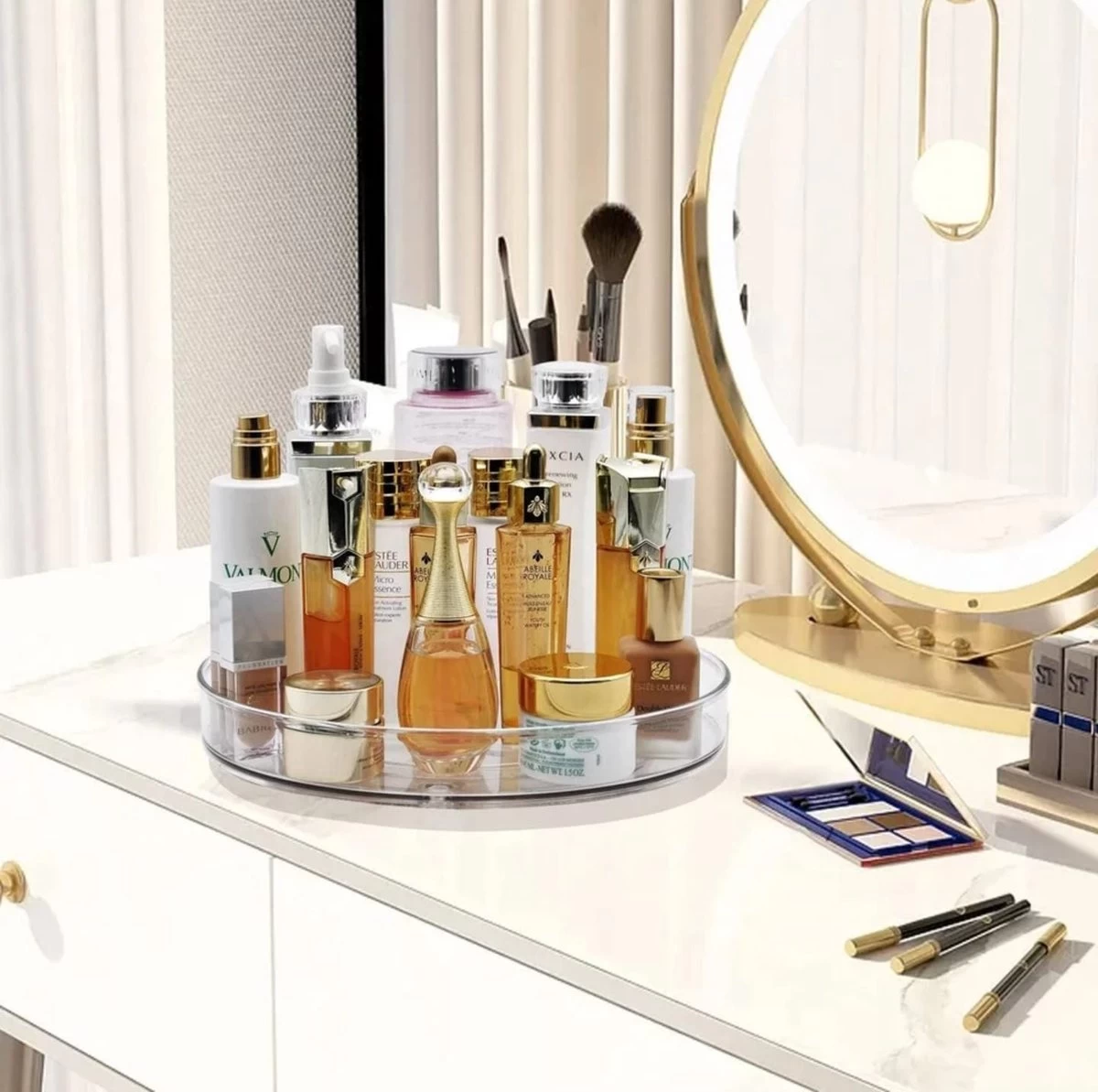 Make Up Organizer - 360° Draaibare Plateau - Make Up - Organizer - Orderner 4 Make Up Organizer - 360° Draaibare Plateau - Make Up - Organizer - Orderner - Afbeelding 2