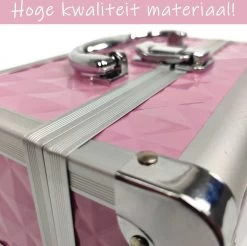 Make Up Koffer Meisjes En Dames Roze - Make Up Organizer Met Spiegel - Cosmetica Koffer - Beautycase Koffer 17 Make Up Koffer Meisjes En Dames Roze - Make Up Organizer Met Spiegel - Cosmetica Koffer - Beautycase Koffer -Cosmetic Verkoop 1200x1193 9
