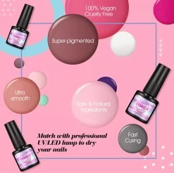 Royala H - Gellak Starterspakket + Inclusief Portable UV LED Lamp + Met 6 Verschillende Gellak Kleuren - Gellak Lamp – Topcoat - Basecoat - Alle Benodigdheden In Eén -Cosmetic Verkoop 1200x1194 1