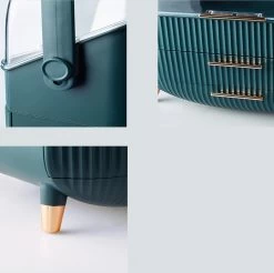 Be-Inspired® Beautycase – Make Up Organizer – Make-up Koffer – Cosmetica Tas – Met Lades – Opberger – Storage Box - Wit -Cosmetic Verkoop 1200x1194 16