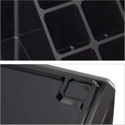 Relaxdays Cosmetica Organizer - Cosmeticahouder - Make Up Toren - Doorzichtig - 16 Vakken - Zwart -Cosmetic Verkoop 1200x1198 58