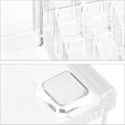 Relaxdays Make-up Organizer Klein - Stapelbaar - Sieradendoosje - Cosmetica - Opbergbox - Doorzichtig -Cosmetic Verkoop 1200x1198 60
