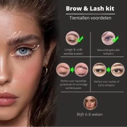 Merkloos Wimper & Wenkbrauw Lifting Set - Wimperlift - Wenkbrauwlift - Lashlift - Browlift - Proffesional Wimperlifting - Lash Lift - Wimperkit - Wenkbrauwkit - Permanent Gekrulde Wimpers - Lashes And Brows - Lash & Brow Kit -Cosmetic Verkoop 1200x1200 1064