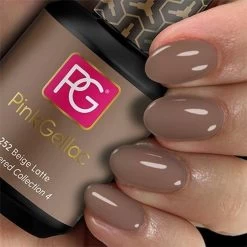 Pink Gellac - Beige Latte - Gellak - Vegan - Beige - Glanzend - 15ml -Cosmetic Verkoop 1200x1200 118