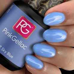 Pink Gellac - Sky Blue - Gellak - Vegan - Blauw - Glanzend - 15ml -Cosmetic Verkoop 1200x1200 120