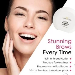 Marie-José & Co - Brow Mapping String - Voor Henna Brows & Microblading - Kleur Draad: Zwart - 1 X 10 M - 50 Toepassingen -Cosmetic Verkoop 1200x1200 1254