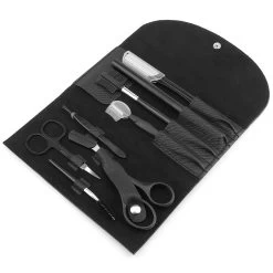 Wenkbrauw Trimmer Set - 8-delig – Met Epileer Pincet, 2x Wenkbrauw Schaartje, 2x Wenkbrauwmesje, Wenkbrauw Borstel, Wenkbrauwpotlood, Spoolie – In Stevige Etui - Zwart 16 Wenkbrauw Trimmer Set - 8-delig – Met Epileer Pincet, 2x Wenkbrauw Schaartje, 2x Wenkbrauwmesje, Wenkbrauw Borstel, Wenkbrauwpotlood, Spoolie – In Stevige Etui - Zwart -Cosmetic Verkoop 1200x1200 1279