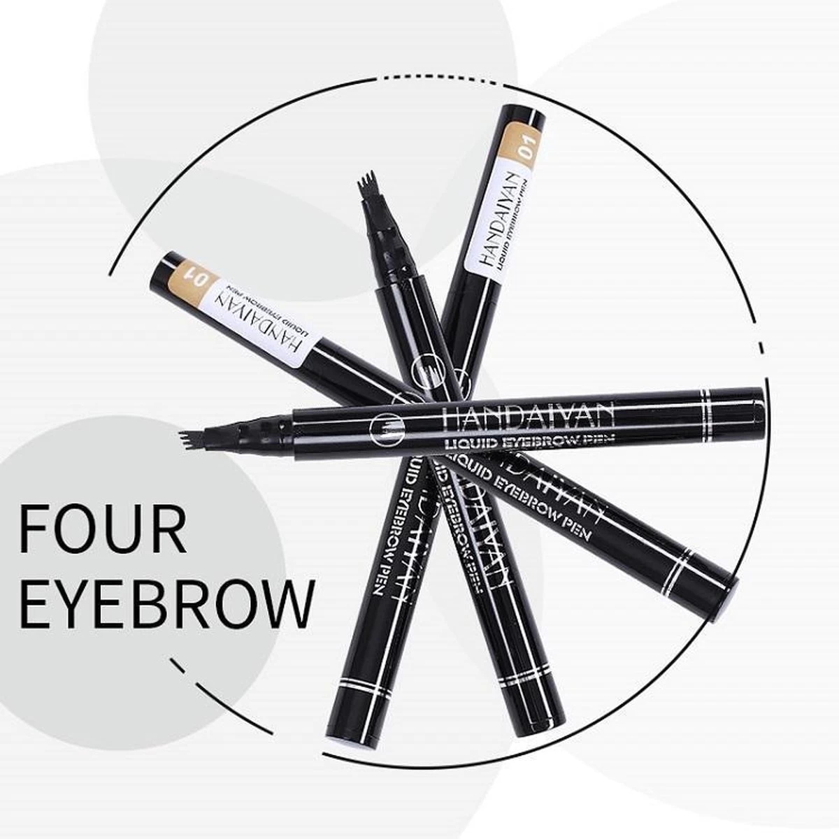 Joya Beauty® Microblading Eyebrow Tattoo Pen | Waterproof Tattoo Wenkbrauw Pen |Wenkbrauwpen | Kleur 4: Bruin 11 Joya Beauty® Microblading Eyebrow Tattoo Pen | Waterproof Tattoo Wenkbrauw Pen |Wenkbrauwpen | Kleur 4: Bruin - Afbeelding 9