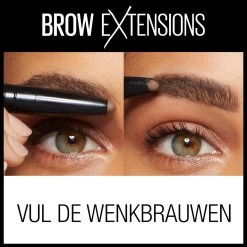 Maybelline Brow Extensions - 04 Medium Brown - Bruin Wenkbrauwpotlood - 10,5 Gr. -Cosmetic Verkoop 1200x1200 1324