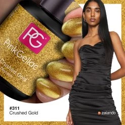 Pink Gellac - Crushed Gold - Gellak - Vegan - Goud - Glanzend - 15ml -Cosmetic Verkoop 1200x1200 139