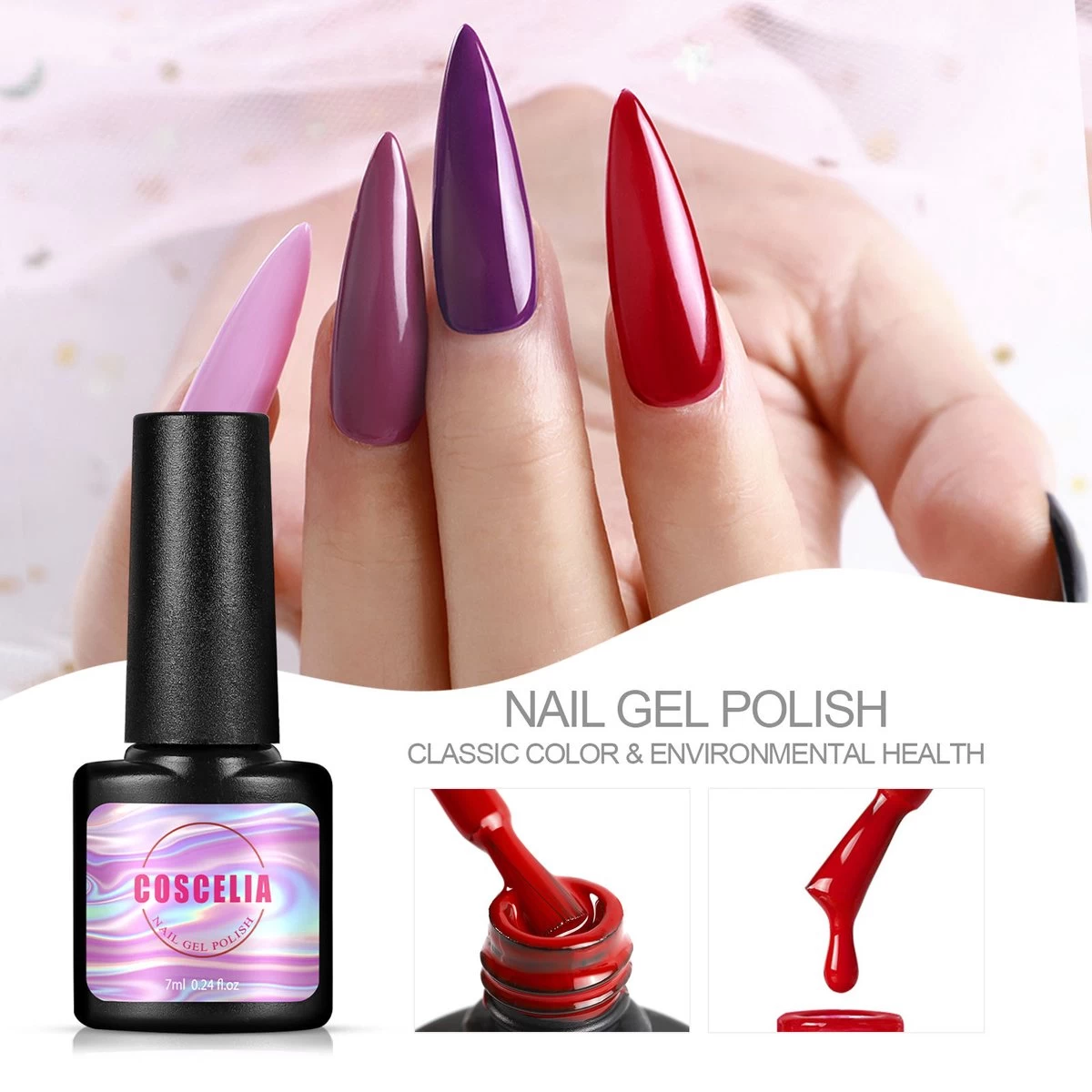 Royala E6 Gellak Starters Pakket Inclusief UV LED Lamp + Met 12 Verschillende Gellak Kleuren - Gellak Lamp – Gellac Set - Alle Benodigdheden In Eén - 300 Nail Wipes - Cleanser - Topcoat - Uitgebreid Pakket- Gel Polish Set - Gellak Set - UV LED Lamp 16 Royala E6 Gellak Starters Pakket Inclusief UV LED Lamp + Met 12 Verschillende Gellak Kleuren - Gellak Lamp – Gellac Set - Alle Benodigdheden In Eén - 300 Nail Wipes - Cleanser - Topcoat - Uitgebreid Pakket- Gel Polish Set - Gellak Set - UV LED Lamp - Afbeelding 14