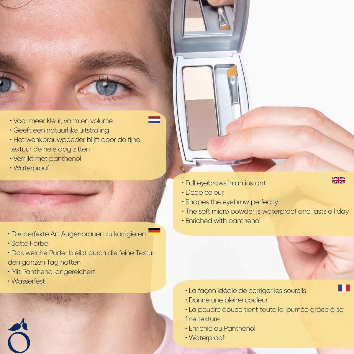 Herome Eye Care Wenkbrauw Poeder Taupe - Compact Brow Powder - Waterproof Verrijkt Met Panthenol - Volumineuze Wenkbrauwen 8 Herome Eye Care Wenkbrauw Poeder Taupe - Compact Brow Powder - Waterproof Verrijkt Met Panthenol - Volumineuze Wenkbrauwen - Afbeelding 6