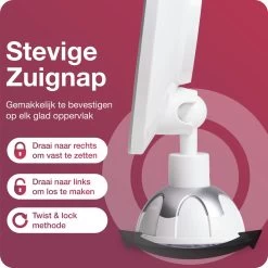 Innovision Make Up Spiegel Met Verlichting En Zuignap - 360° Verstelbaar - 10x Vergroot -Cosmetic Verkoop 1200x1200 1492