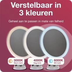 Innovision Make Up Spiegel Met Verlichting En Zuignap - 360° Verstelbaar - 10x Vergroot -Cosmetic Verkoop 1200x1200 1495
