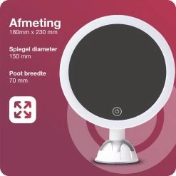 Innovision Make Up Spiegel Met Verlichting En Zuignap - 360° Verstelbaar - 10x Vergroot -Cosmetic Verkoop 1200x1200 1496