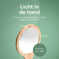 Bamboe Handspiegel Met Handvat - 15 Cm - Make Up Spiegel / Scheerspiegel / Kappersspiegel - 150 Gram - Kapper 12 Bamboe Handspiegel Met Handvat - 15 Cm - Make Up Spiegel / Scheerspiegel / Kappersspiegel - 150 Gram - Kapper -Cosmetic Verkoop 1200x1200 1500