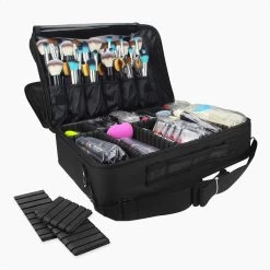Cosmetica Koffer - Make-up Koffer Met Verstelbare Vakken - Visagie En Nagelstyliste Beauty Koffer - 37x27x13CM 17 Cosmetica Koffer - Make-up Koffer Met Verstelbare Vakken - Visagie En Nagelstyliste Beauty Koffer - 37x27x13CM -Cosmetic Verkoop 1200x1200 1531