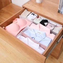 Merkloos Waal Kunststof Ladeverdeler - Lade Organizer - Set Van 6 Stuks - Voor Kleding/Keuken/Bureau/Make-Up - Op Maat Te Knippen - Roze -Cosmetic Verkoop 1200x1200 1570