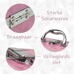 Make Up Koffer Meisjes En Dames Roze - Make Up Organizer Met Spiegel - Cosmetica Koffer - Beautycase Koffer 13 Make Up Koffer Meisjes En Dames Roze - Make Up Organizer Met Spiegel - Cosmetica Koffer - Beautycase Koffer -Cosmetic Verkoop 1200x1200 1608