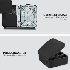 Cosmetica Koffer - Make-up Koffer Met Verstelbare Vakken - Visagie En Nagelstyliste Beauty Koffer - 26x23x9CM -Cosmetic Verkoop 1200x1200 1618