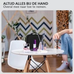 Cosmetica Koffer - Make-up Koffer Met Verstelbare Vakken - Visagie En Nagelstyliste Beauty Koffer - 26x23x9CM -Cosmetic Verkoop 1200x1200 1620
