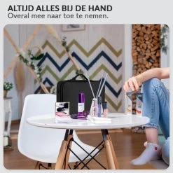 Cosmetica Koffer - Make-up Koffer Met Verstelbare Vakken - Visagie En Nagelstyliste Beauty Koffer - 35x25x11CM -Cosmetic Verkoop 1200x1200 1645