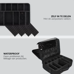 Cosmetica Koffer - Make-up Koffer Met Verstelbare Vakken - Visagie En Nagelstyliste Beauty Koffer - 35x25x11CM -Cosmetic Verkoop 1200x1200 1647