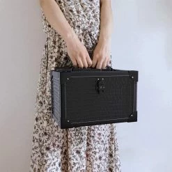 Make Up Koffer- Make Up Organizer- Beautycase -zwart -Make-upkoffer- Multifunctionele Koffer- Make-upkoffer- Sieradenkoffer- Kapperskoffer- Afneembare Schouderriem- Klassieke Zwarte Beautycase -Cosmetic Verkoop 1200x1200 1704