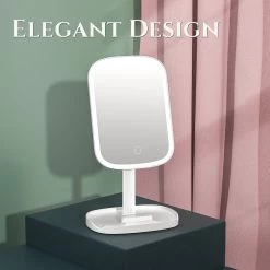 HighHome - Make Up Spiegel Met Led Verlichting - Inclusief 10x Spiegel - 3 Warmtes - 360 °C Draaibaar -Cosmetic Verkoop 1200x1200 1712