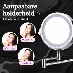 Best’Livin Led Spiegel - Badkamer - Hollywood - Visagie - Spiegellamp - Spiegelverlichting - Slimme Lampen - Oplaadbaar -Cosmetic Verkoop 1200x1200 1737