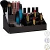 Relaxdays Cosmetica Organizer - Cosmeticahouder - Make Up Toren - Doorzichtig - 16 Vakken - Zwart -Cosmetic Verkoop 1200x1200 1802