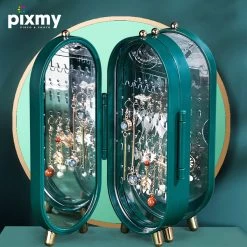 PIXMY® - Groen - Sieradenhouder - Oorbellenrekje - Sieradenrekje - Sieraden Organizer - Sieraden Doos - Sieraden Opbergen -Cosmetic Verkoop 1200x1200 1818