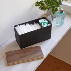 Yamazaki Opbergbox Make Up - Sanitair - Zwart 14 Yamazaki Opbergbox Make Up - Sanitair - Zwart -Cosmetic Verkoop 1200x1200 1858