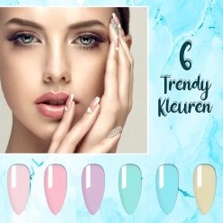 Luneya Gellak - Vivid Vibes Edition - 6-Delige Gellak Starterspakket - Gel Nagellak 18 Luneya Gellak - Vivid Vibes Edition - 6-Delige Gellak Starterspakket - Gel Nagellak -Cosmetic Verkoop 1200x1200 195