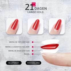 Miss Jules - 6-Delige Gellak Starterspakket - Nagellak - Kleur Rood, Zwart & Glitter - Glanzend & Dekkend Resultaat -Cosmetic Verkoop 1200x1200 232