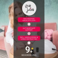 Miss Jules - 6-Delige Gellak Starterspakket - Nagellak - Kleur Rood & Roze - Glanzend & Dekkend Resultaat -Cosmetic Verkoop 1200x1200 265